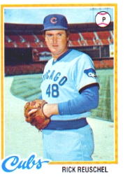 1978 Topps Baseball Cards      050      Rick Reuschel